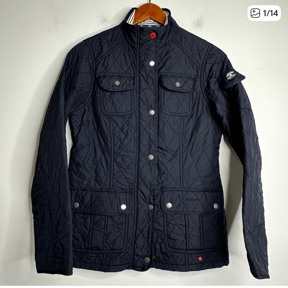 Barbour Women's Black Quilted Utility Jacket